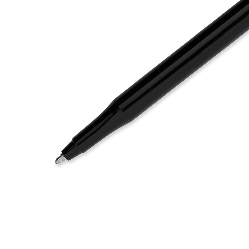 Paper Mate EraserMate Erasable Pen, Medium Point, Black, Box of 12 - Image 2